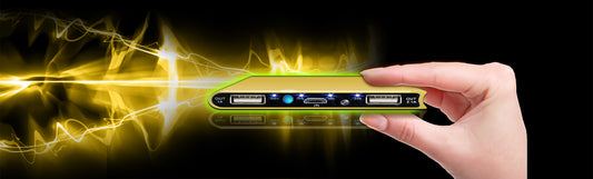 iMojo Gold Battery Pack/Charger/Powerbank/Flashlight, 8000 mAh